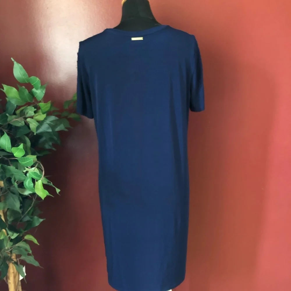 NWT Micheal Kors True Navy Dress‎ Size Small